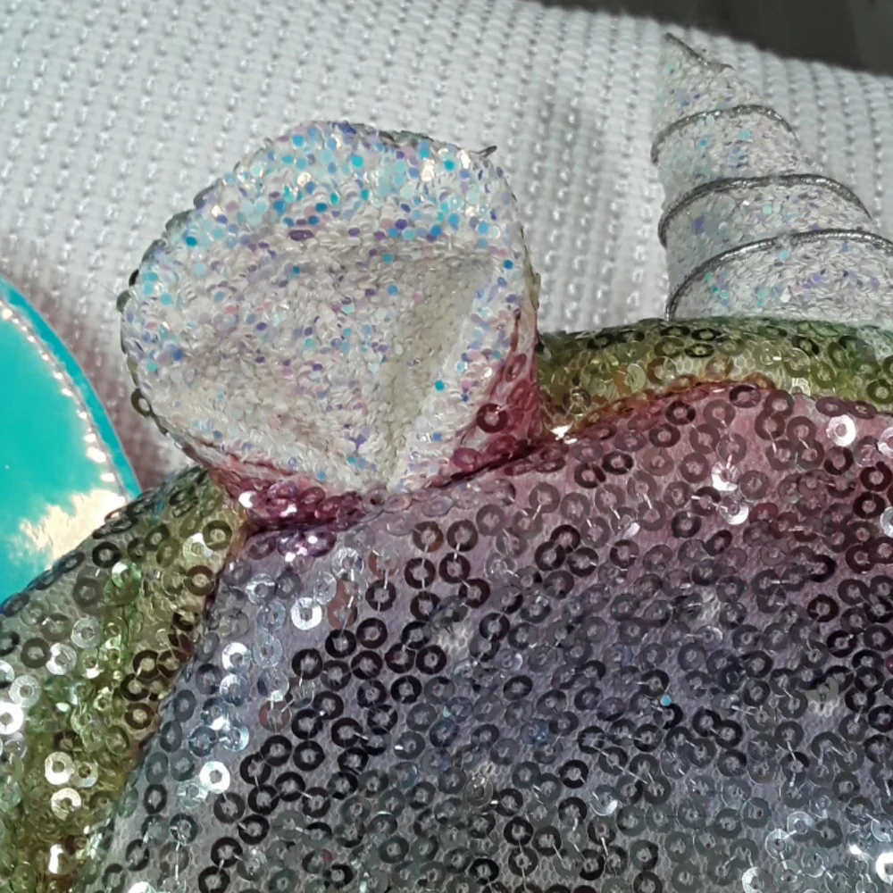 90's Inspired Unicorn Sparkle Sequin Winged‎ Pink Pastel Backpack